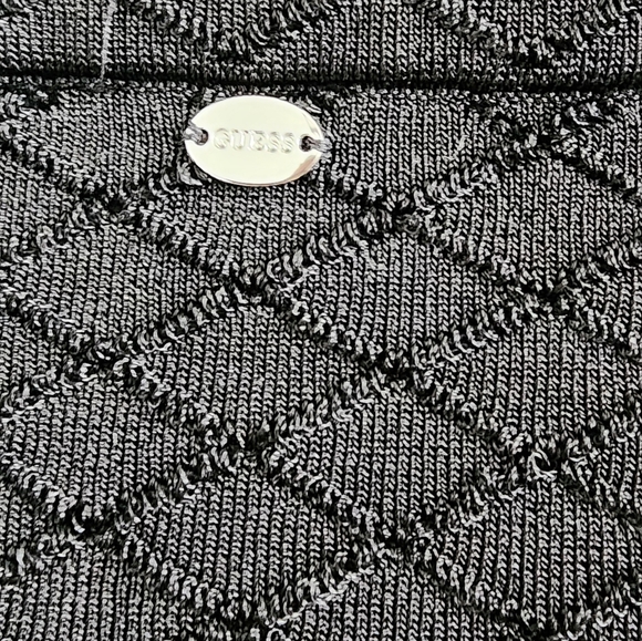 Guess Bandage Crop Top with Matching Skirt | Black | Large - Picture 3 of 9